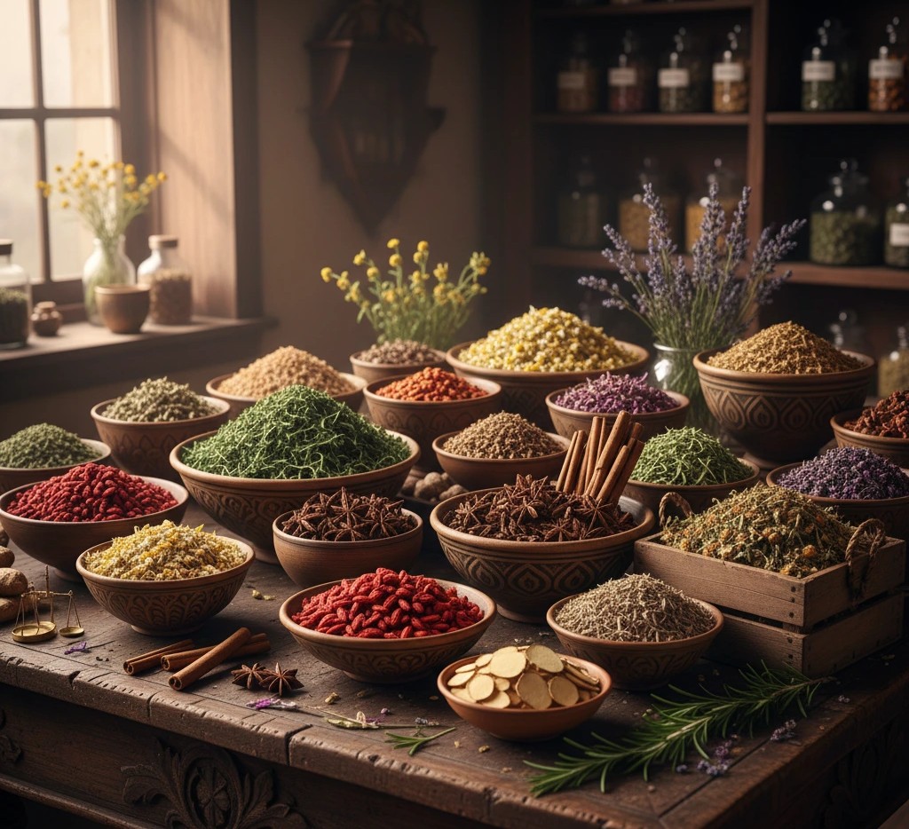 گیاهان دارویی خشک